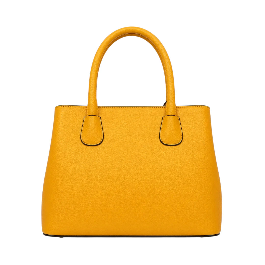 Valonx Premium Yellow Leather Handbag for Women